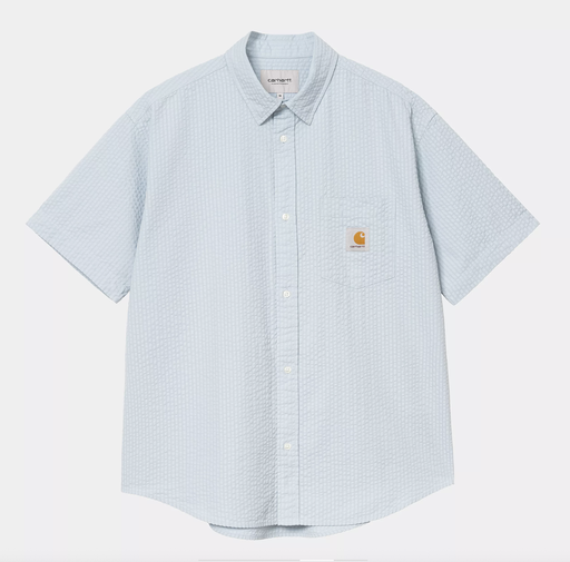 Camisa Carhartt WIP Toland - Toland Stripe/Blue Fog