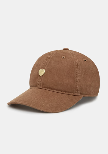 Gorra Carhartt WIP Heart Metal - Hamilton Brown/Black