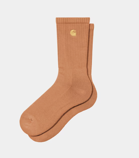 Calcetines Carhartt WIP Chase - Redhaven/Gold