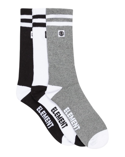 Calcetines Element 2Tone Icon - Black/White/Grey (ksq0)