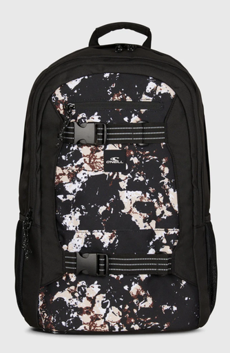 Mochila O'Neill Boarder Backpack - Black/Beige Quarry