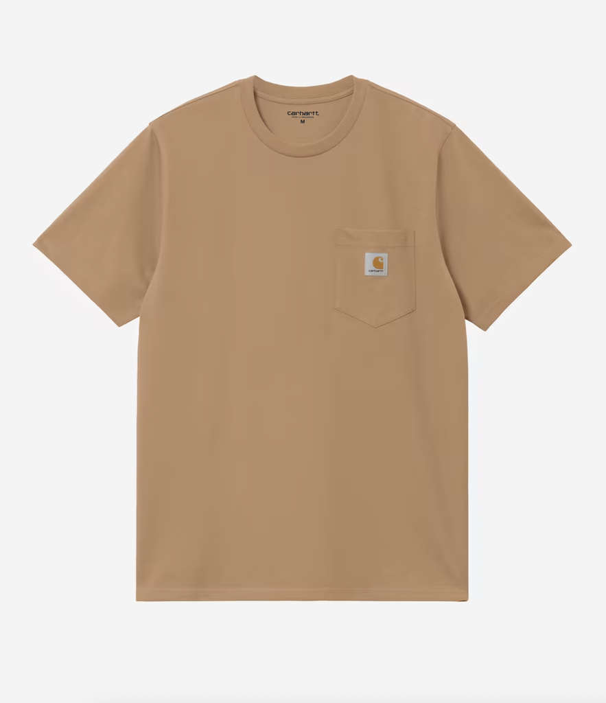 Camiseta Carhartt WIP Pocket - Peanut