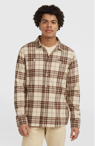 Camisa Franela O'neill Must-Have - Beige Flannel Check