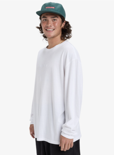 Camiseta Manga Larga Quiksilver Salt Water - White (WBB0)