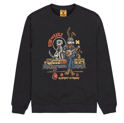 Sudadera Element Timber Aboard - Off Black