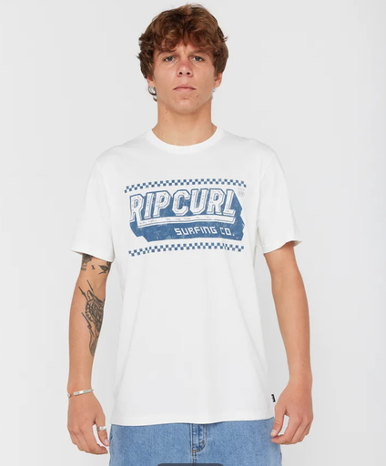 Camiseta Rip Curl Sportline Invader - Bone