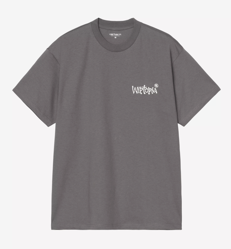 Camiseta Carhartt WIP Wiptopia Script - Porphyry/Wax