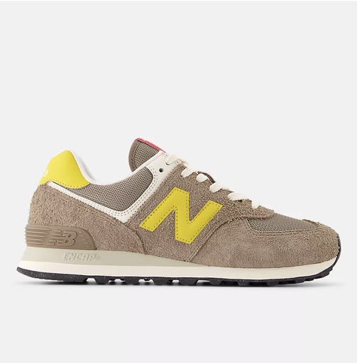 Zapatillas New Balance 574BYW - Mushroom con Ginger Lemon