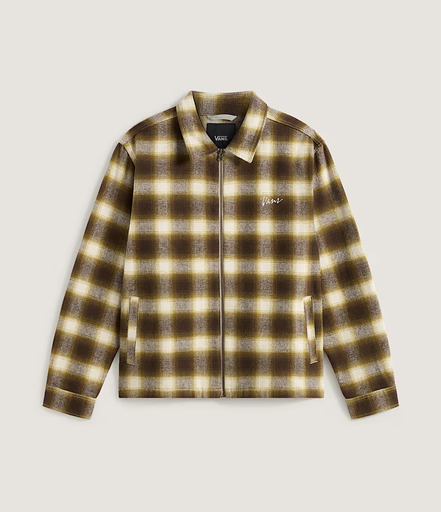 Chaqueta Vans Crestmont Plaid Shacket - Oatmeal