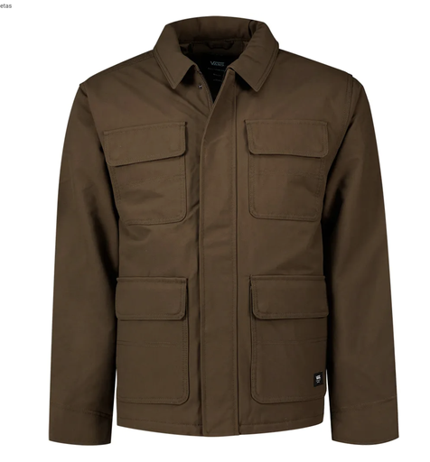 Chaqueta Vans Drill Chore Nylon - Coal Brown