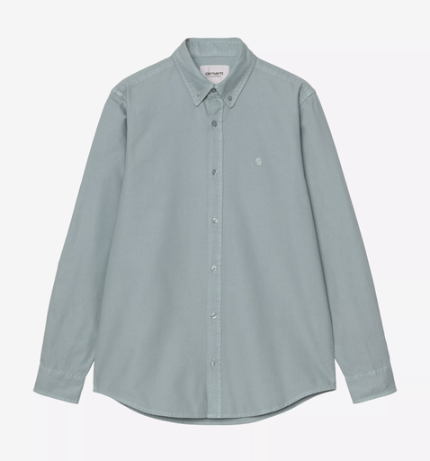 Camisa Carhartt WIP L/S Bolton - Citadel (Garment Dyed)