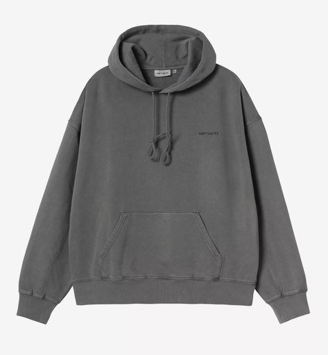 Sudadera con Capucha Carhartt WIP - Graphite (Garment dyed)