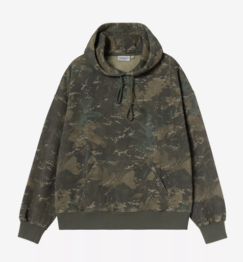 Sudadera con Capucha Carhartt WIP Benton - Camo Combi/Green (Garment dyed)
