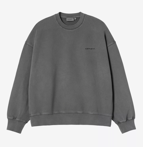 Sudadera Carhartt WIP Benton - Graphite (Garment dyed)