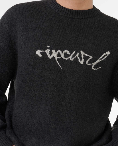 Sudadera Rip Curl Medina Script Crew - Black