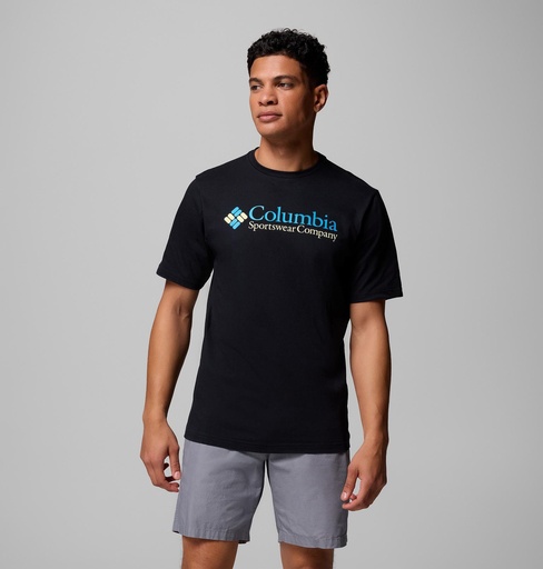 Camiseta Columbia CSC Basic Logo - Black/CSC Retro Logo