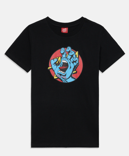 Camiseta Santa Cruz Hand Dot Font - Black