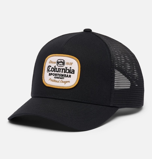 Gorra Columbia Road Ready - Black/Beer Label Woven Patch
