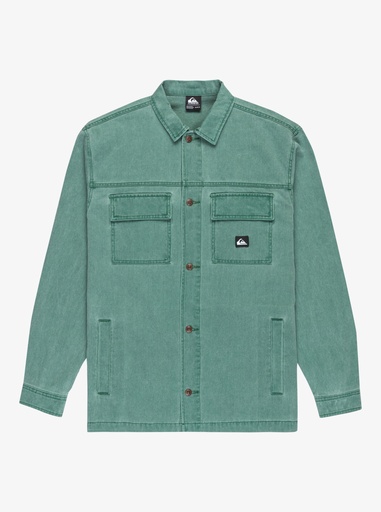 Sobrecamisa Quiksilver Mohab Washed Twill - Trekking Green