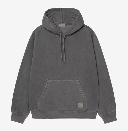 Sudadera con Capucha Carhartt WIP Torion - Black (Grind washed)