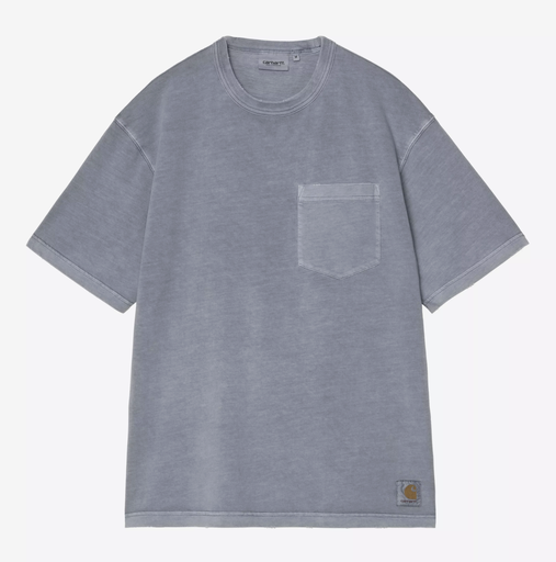 Camiseta Carhartt WIP Torion Pocket - Office Blue (Grind washed)