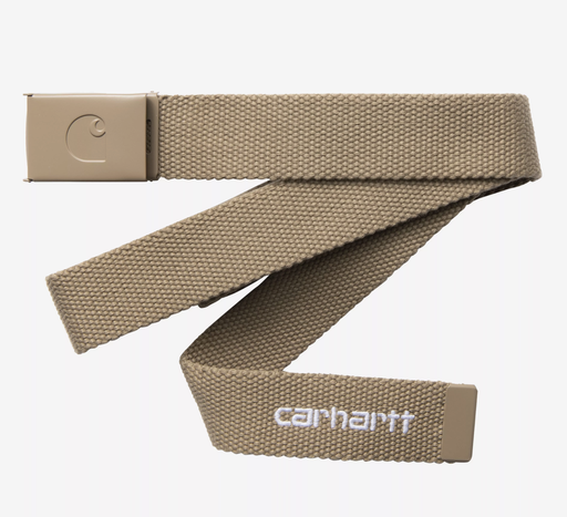 Cinturón Carhartt WIP C-Logo Belt Tonal - Leather/White