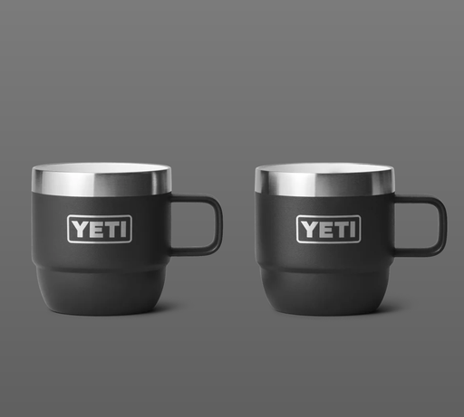 Tazas de Espresso Apilables Yeti Rambler 6 oz (177 ml) - Black
