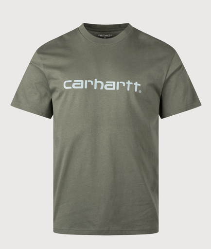 Camiseta Carhartt WIP Script - Leaf/Tourmaline
