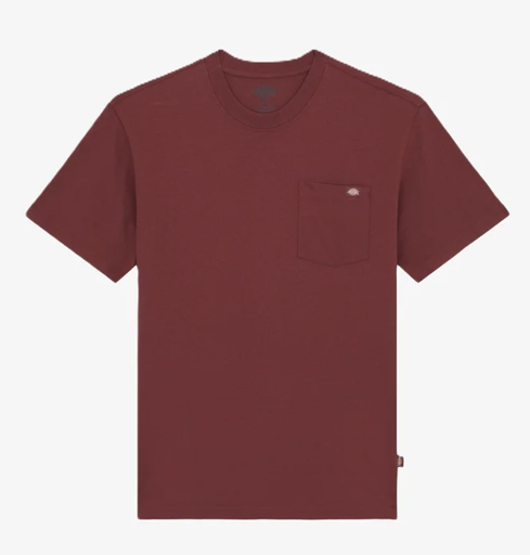 Camiseta Dickies Luray Pocket - Granate - M