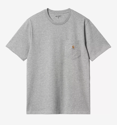 Camiseta Carhartt WIP Pocket - Grey Heather