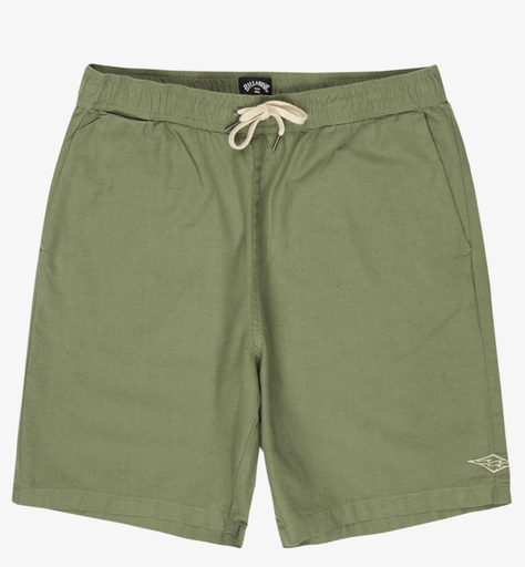Pantalón Corto Billabong Larry Linen - Moss Green (glw0)