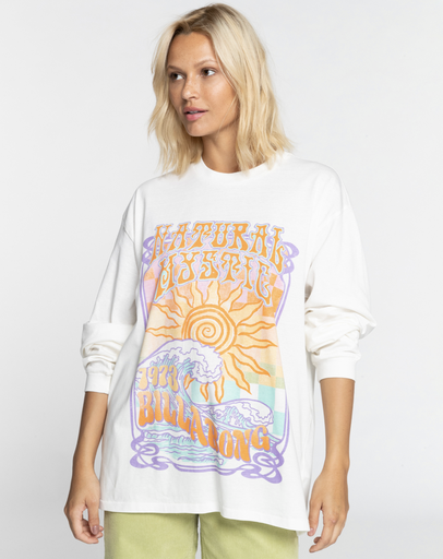 Camiseta de Manga Larga Billabong Long Mystic - Salt Crystal