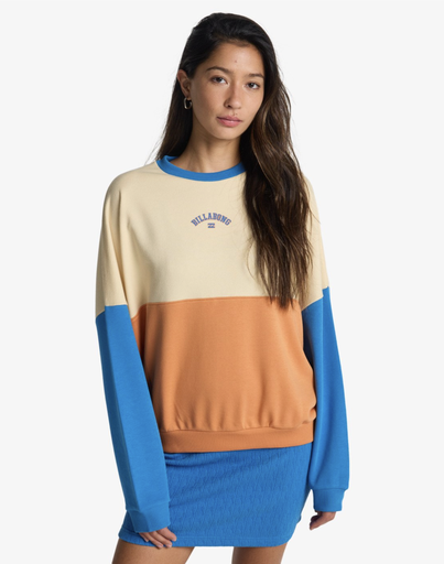 Sudadera Billabong Jump Around Block - Tangerine (njp0)