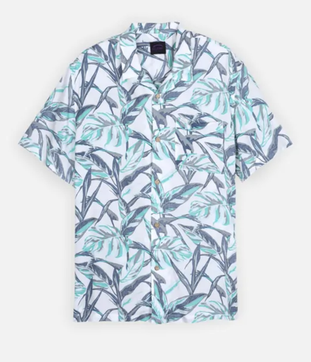 Camisa Oxbow Tropics - Off White