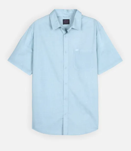 Camisa Oxbow Micromo - Stone Blue