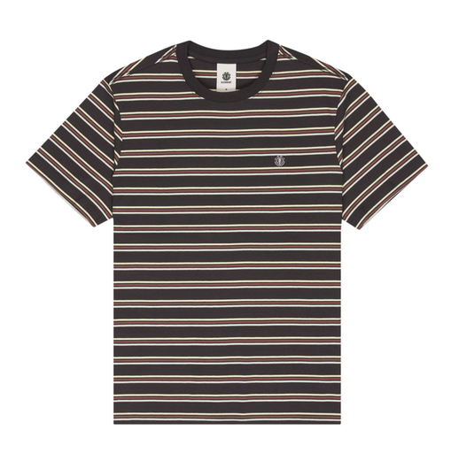 Camiseta Element Icon Embroidery - Washed Stripes Offblack (kta3)