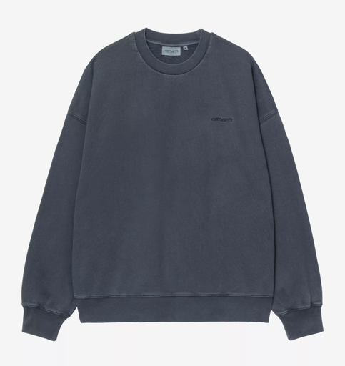 Sudadera Carhartt WIP Benton - Carbon (Garment dyed)