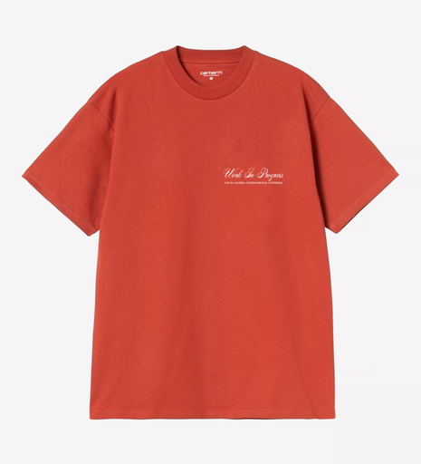 Camiseta Carhartt WIP Cloud Heart - Oxide Red