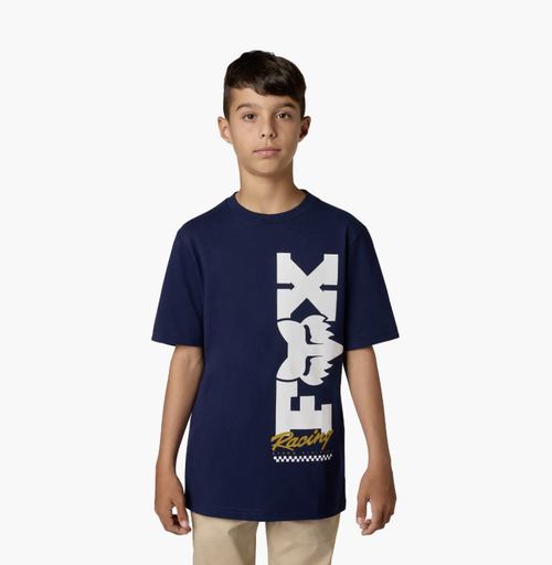 Camiseta Fox Youth Checker - Navy (nvy)
