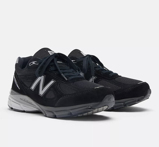 Zapatillas New Balance Made in USA 990BL4 - Black con Grey 006 y White