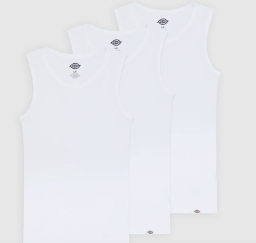 Camiseta sin Mangas Dickies Amsterdam (pack de 3) - White