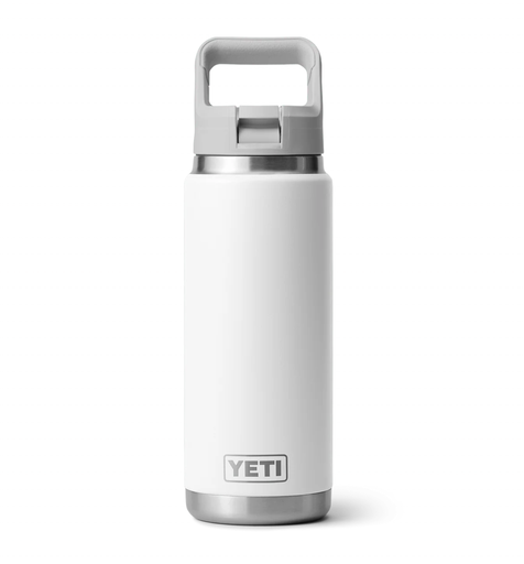 Botella con Tapa de Pajita Yeti Rambler 26 oz (769 ml) - White/White