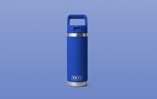 Botella con Tapa de Pajita Yeti Rambler 18 oz (532 ml) - Royal Blue