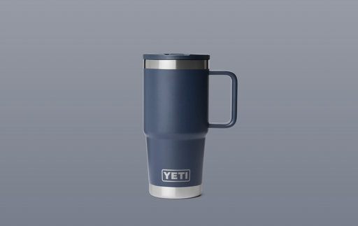 Taza de Viaje con Pajita Yeti Rambler 20 oz (591 ml) - Navy/Navy