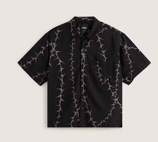Camisa Vans Van Doren Camp - Black