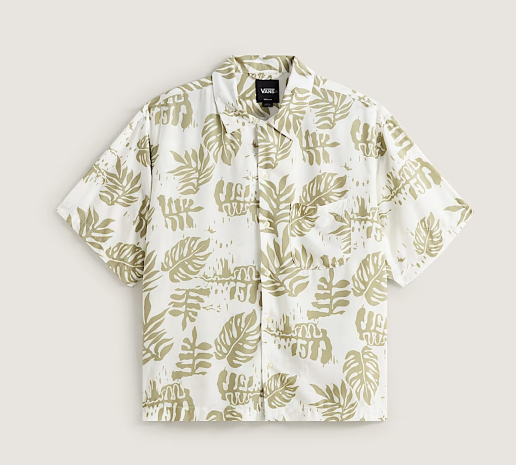 Camisa Vans Van Doren Print - Soft Sage Green