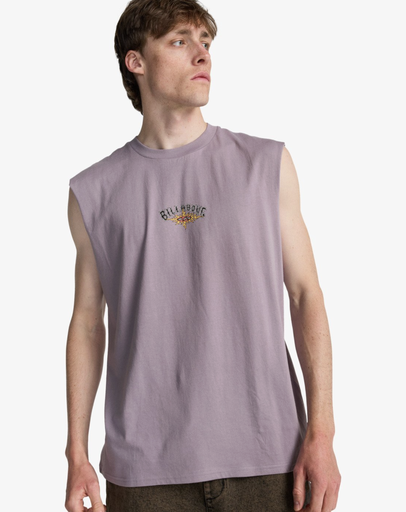 Camiseta Sin Mangas Billabong Burn Out - Purple Ash (skw0)