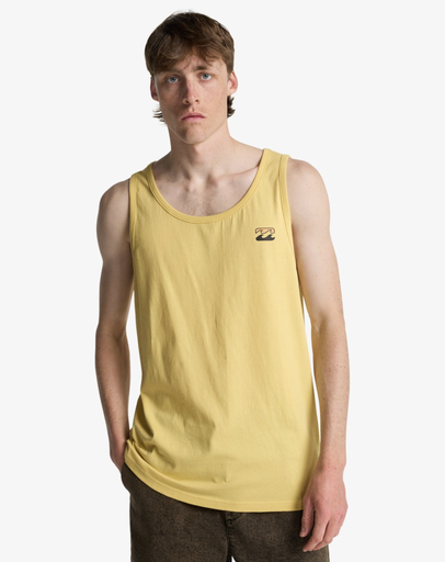 Camiseta Sin Mangas Billabong Icon Wave - Retro Yellow