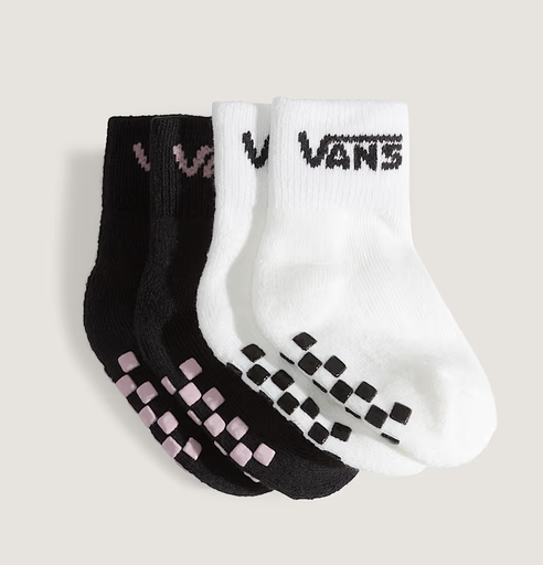 Calcetines Vans Classic Checkerboard (bebé) - Pink/Black