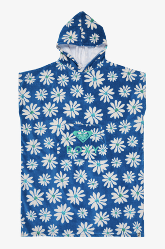 Poncho Roxy Stay Magical Printed - Coconut Milk Flower Soul